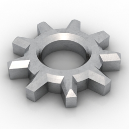 cogwheel 3D Model Preview #00801faa