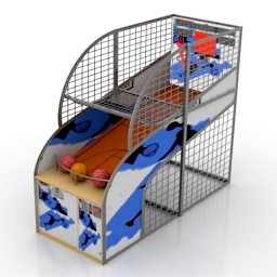 basketball attraction mini 3D Model Preview #383fc2c7