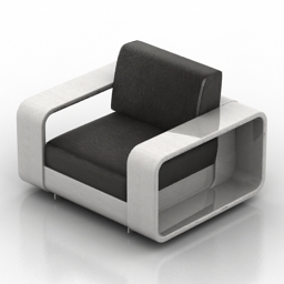 3D Armchair preview