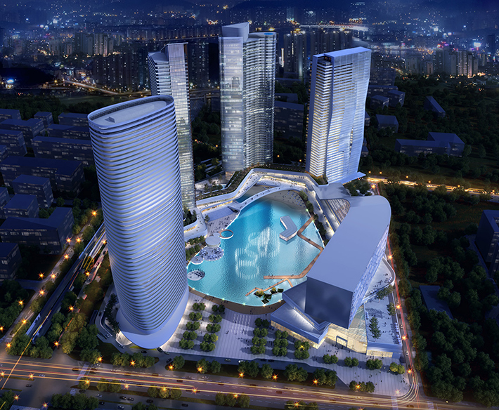 Koza Square mixed-use complex by Benoy, Sofia, Bulgaria