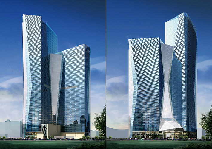 Sky Towers, Kiev, Ukraine