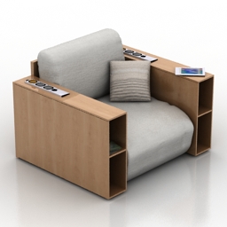 armchair 3D Model Preview #1194e43b
