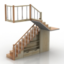 3D Stair preview