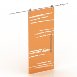 door casali craffio glass 3D Model Preview #53ce9184