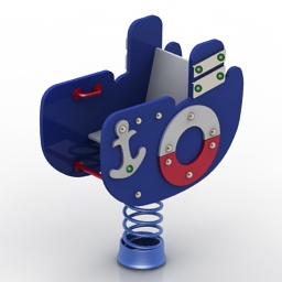 swing ship playground 3D Model Preview #48af33e0