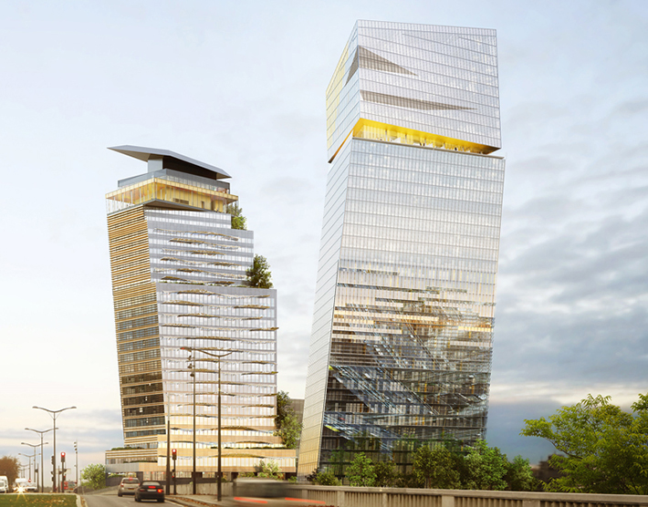 Duo Towers by Jean Nouvel, Paris, France