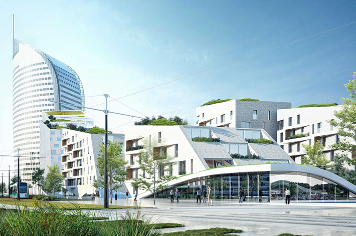 "Paradis Express" eco-neighborhood, Liege, Belgium