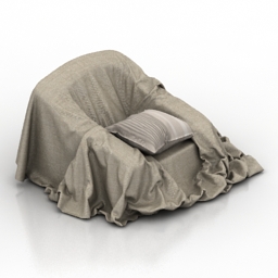 3D Armchair preview