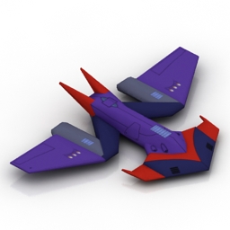 toy airplaine 3D Model Preview #ec020a60