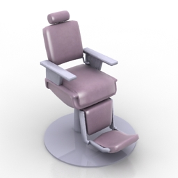 armchair for hairdressers 3D Model Preview #1f8060fe