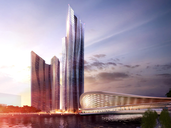Mandarin Oriental mixed-use project by Aedas, Chengdu, China