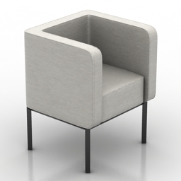 3D Armchair preview