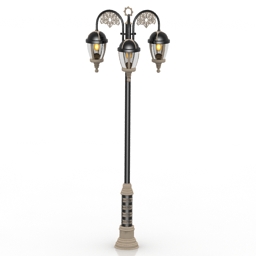 3D Lamppost preview