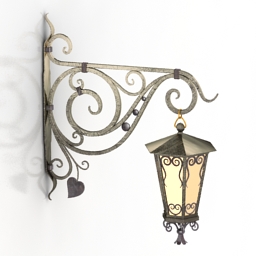 lamp sconce street 3D Model Preview #b062afc8