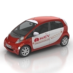 car electric vehcle 3D Model Preview #1c7aee02