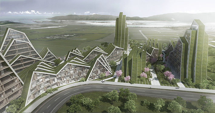 Hualien Residences by Bjarke Ingels Group, Hualien City, Taiwan