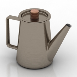 3D Coffee pot preview