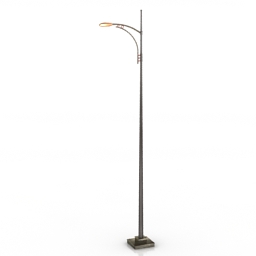 3D Lamppost preview