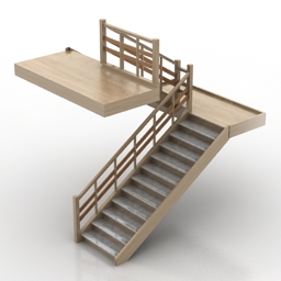 3D Stair preview