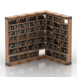 3D Bookcase preview