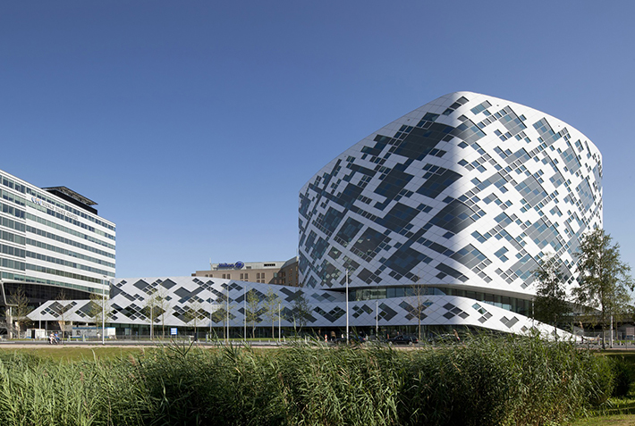 Hilton hotel by Mecanoo Architecten, Amsterdam, Netherlands