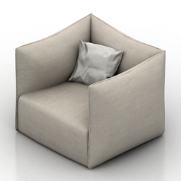 3D Armchair preview