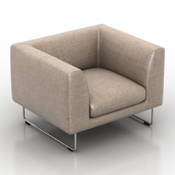 3D Armchair preview