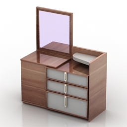 3D Dressing table preview