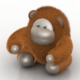 toy monkey 3D Model Preview #d5e1a4b1