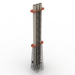 chimney metal 3D Model Preview #8a06f756