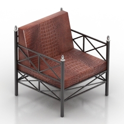 3D Armchair preview