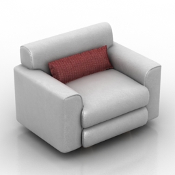 3D Armchair preview