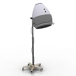 dryer hair 2 3D Model Preview #7b3b9cd3