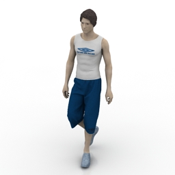 mannequin umbro costum man 3D Model Preview #9a3a9dda