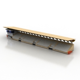 tribune sports 3D Model Preview #b6be294f