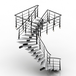 3D Stair preview