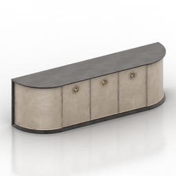 rack aparador moderna bar stand reception 3D Model Preview #165eed15