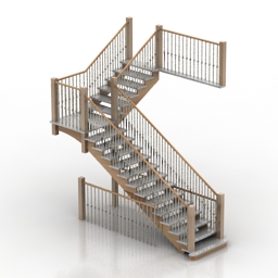 3D Stair preview