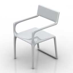 armchair p chair 3D Model Preview #3e760fb0