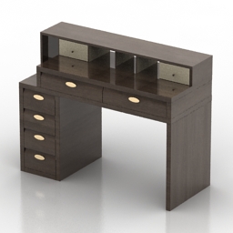 3D Dressing table preview