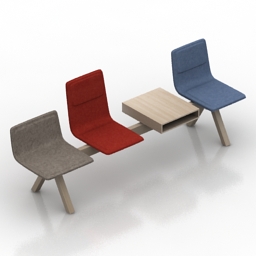 bench 4 3D Model Preview #f8c4c79a