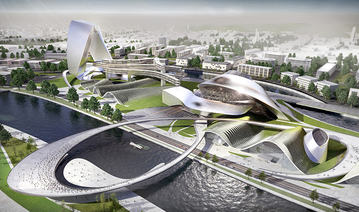 Culture Art Center by Coop Himmelb(l)au, Changsha, China