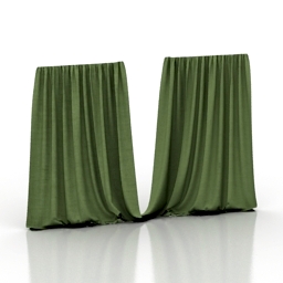 curtain 3D Model Preview #e5c95248