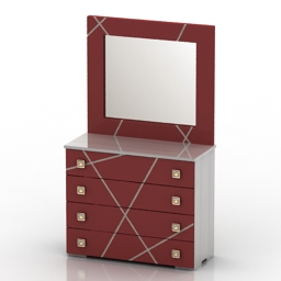 3D Dressing table preview