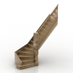 3D Stair preview