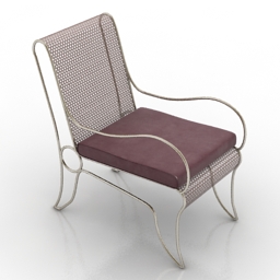3D Armchair preview