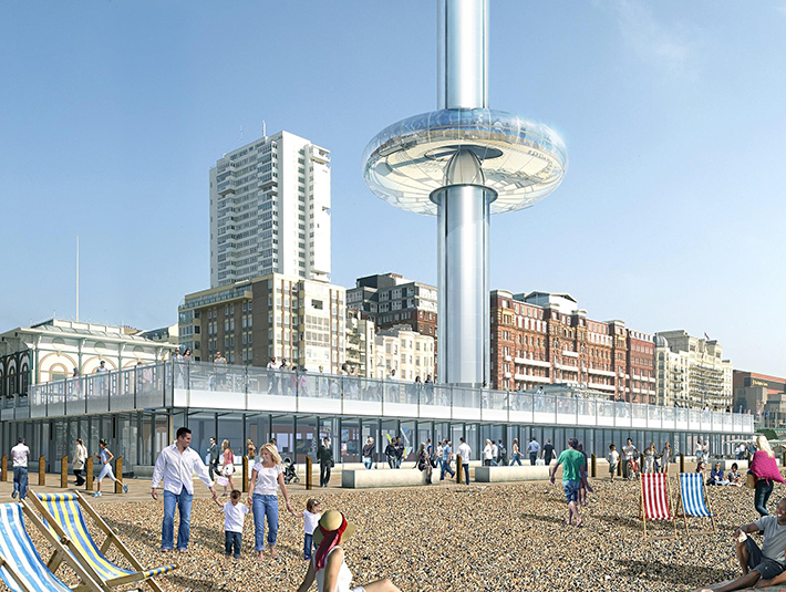 i360 Tower by Marks Barfield Architects, Brighton, UK