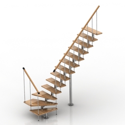 3D Stair preview