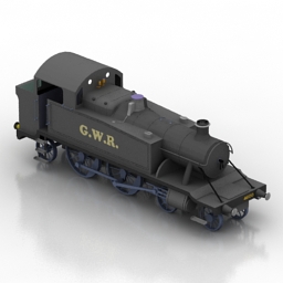 locomotive steam 3D Model Preview #de100641