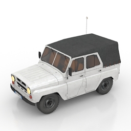car uaz 31512 3D Model Preview #3529695f